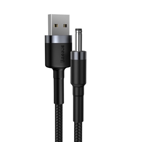 baseus chaeging cable usb to 3.5mm - Material: aluminum alloy + TPE + high density nylon braidLength: 1mCurrent: 2AApplicable devices: 3.5mm DC interface devices