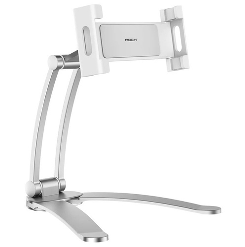 Rock 360 Universal Adjustable Desktop Phone Stand - null : Desktop HolderColor : SilverMobile Accessory Type : Mounts & HoldersCompatible with : AppleCompatible Devices Model : MultiColor Family : Black