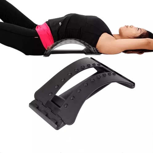 magic back support - Magic Back Stretcher Lumbar Support Device – Back Pain Relief – 4 Adjustable Settings for Back StretchIng Device