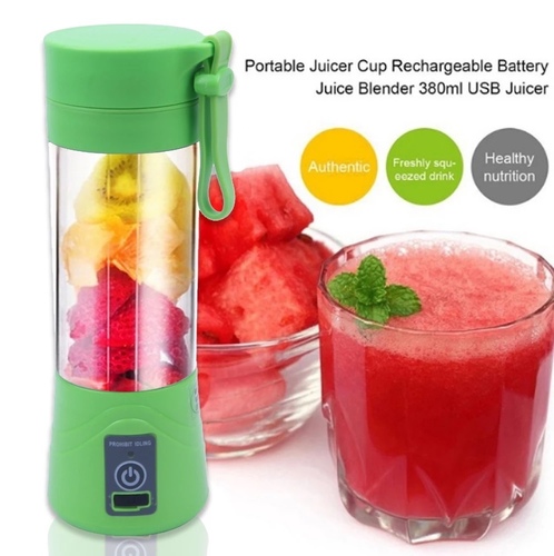 Rechargble mixer - Portable Blender Juicer Cup
Portable Blender Personal Smoothie Blender
GOLDFOX Portable Blender is Good Choice for You:
Portable design: Can be separated into a bottle with the attached lid after blending. You can drink healthy drinks anytime anywher.
As opposed to a counter board blender: From blending to drinking only 1 bottle, Less mess, Spacing Saving & more time saving.
Versatile: Great for shakes and smoothies, fruit juice, vegetable juice, protein shaker, salad dressings etc.
Larger volume portable blender: 15oz(450mL) for bottle capacity, much larger than most of 8-10oz blender brands.
Health and Safety: This personal size blender is made of BPA free material. The blender cup is food grade glass, absolutely heath and safety for you and your family.
USB rechargeable: Equipped with 5000 mAh rechargeable built-in battery which can be fully charged within 3-5hours. Then the Small Blender can produce 15-20 cups of juice.
Goes wherever you go: This portable blender is ideal for tucking into a gym bag, suitable for traveling people, persons live in apartment, fitness or yoga fans, campers, students etc.