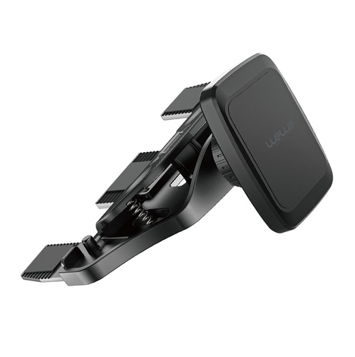 WEWE MAGNETIC CD SLOT CAR HOLDER - • Strong and stable rotary lock:Thanks to a special designed Rotating clip,smartphones and GPS devices arestrongly and firmly secure in place .Allowing many view positions options fora safe hands-free use while driving.