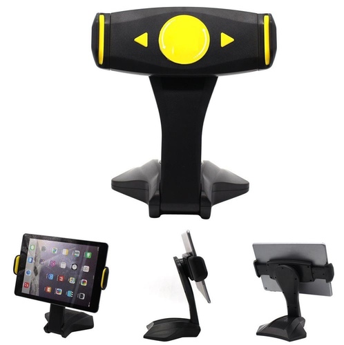 universal desk tablet mount stand - Universal Desk Tablet Mount1.Fashionable and unique design2.Fully adjustable with 360 degree rotation for optimal viewing3.Foldable and anti-slip, protect table pc strongly4.Adjustable mount fit 7-15 inch tablet pc