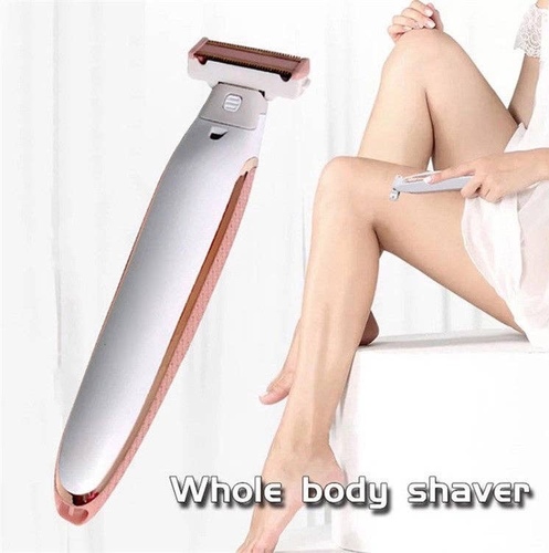 flawless body - From the world's #1 facial hair remover for women, Finishing Touch Flawless, comes Flawless Body - a remarkable all-in-one dry shaver and trimmer that can be used under your arms and bikini area. Finishing Touch Flawless Body is the perfect solution for those extremely sensitive areas. Flawless Body goes where no Finishing Touch Hair Remover has gone before! Finishing Touch Flawless Body is gentle on all skin types and can be used in both directions without any nicks, cuts, burns, bumps or irritation. Rechargeable battery makes this item portable and cordless for ultimate convenience. No creams are necessary to get that smooth finish. LED lights help illuminate the skin so you never miss a spot! 18-Karat gold-plated are hypoallergenic. Remember, only As Seen on TV Finishing Touch is the creator of the remarkable Flawless and Flawless Body - do not be fooled by counterfeits or knock offs. Includes a charging cord, cleaning brush, trimmer and safety guard attachments. Suitable for men and women of all ages.