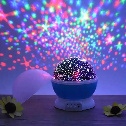 star master - This night light can use the USB or battery power supply It can control rotation and make lamp luminous or colorful light.So beautiful
Best Gift for your kids
They will be a good sleep at night
for decorating wedding, birthday, parties.
Great for romantic night lamp and decoration light use.
Best for home, bedroom, children rooms. Very romantic night, full of sincere gift.
Power by 4 x AAA battery (Not Included) or USB cable. Energy power saving and environmental Friendly.
Specifications:
Voltage: 5V.
Material: Plastic.
Switch Type: 3 Push-Button.
Light Source: 4 LED Bulbs .
Color: Sky Blue, Pink, Purple
Product Size: 13cm x 13cm x 14.5cm.
Package Included: 1 x Star Projector 1 x USB Cable 1 x Operating manual About the Star Night Light Rotating Projector
Multi-functional - Use the light cover to turn it into a table lamp.
Silent design - Emits almost no noise while rotating.
Multiple light settings - 9 different color options total.
Button Function Introduction
A Mode: Warm white light on/off switch
B Mode: Lighting effect toggle (press B repeatedly until it switches off)
C Mode: Rotation on/off switch