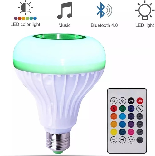 led music bulb - Led Rgb Wireless Bluetooth Music Playing Magic Bulb Remote Control