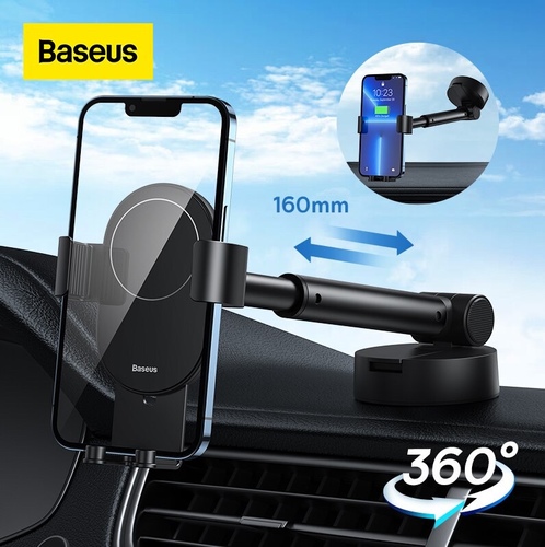 baseus simplis gravity car mount holder - Baseus Gravity Car Mount Holder with Suction Base For 4.7-6.5 inch Mobile Phone Auto Car Phone Holder Adjustable Car bracket