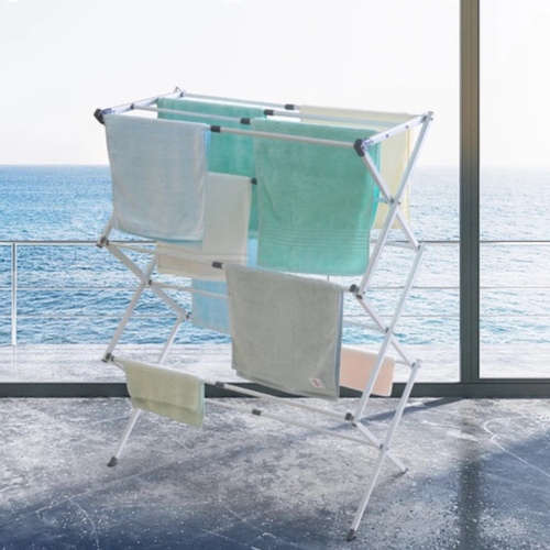 3 tier folding cloth - 3 Tier Folding ClothDrying Racks For Laundry Outdoor IndoorStand Dry Clothes Rack