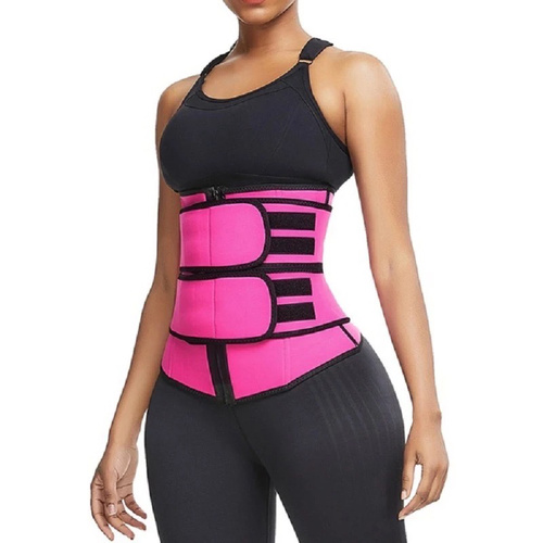 waist training corset - - Work it Body Shaping Underwear Women Stomach Belly Corset Waist Trainer Shaper Postpartum Shaping Top Ventilate Elastic Gather Stomach Belly Corset- Women's waist trainer shapewear: 3 lines of Hooks /Zip allow for size adjustment, give you more choice to wear.- It helps to boost thermo activity and gently lifts underbust, and delivers tummy control immediately after putting it on. It helps you to get a quicker post-pregnancy recovery.- Material Composition: 80% Spandex- Perfect for everyday wear, make you slim and beautiful and can be wear under clothes whenever go to a party, work or a gym, suitable for any occasions.- This workout waist trainer, it can be worn in the gym, used for postpartum belly abdomen corset, or worn day to day to increase blood flow to the torso and help you burn calories to achieve the goals to lose weight.What's in the box1 X Body Shaper Waist Trainer Corset