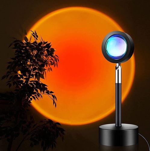 Sunset projection - Sunset Lamp, Sunset Projection Lamp Sunset Lights, 360 Degree Rotation Sunset Projector Lamps, Romantic Night Light for Home Party Living Room Bedroom Décor