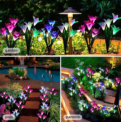 Solar decorative lights - 2 pcs/Solar decorative lights for garden or garden, for crafts, fireworks, trees, for walkway, patio, garden, party, fireworks, waterproof, high for plant decoration