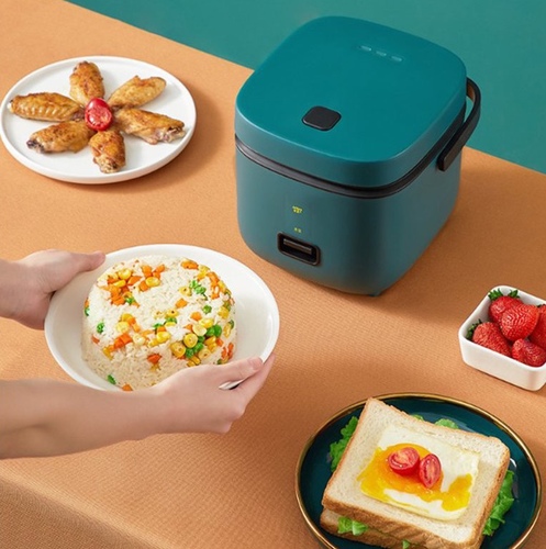 rice cooker 1.2L - Weight1.5kgVolume Capacity1.2LRice Cooker FeaturesNon-stick CoatingInput Voltage220VRice Cooker TypeDigitalPower Consumption200WNumber of People2Dimension (L x W x H)20*25*20