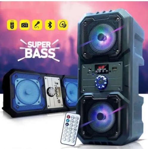 speaker kts-1048 - [KTS-1048] Wireless Portable Bluetooth Speaker With Led Light [Support Mic]