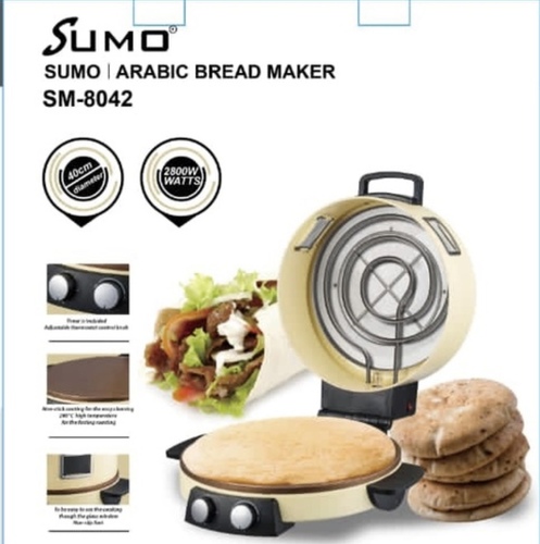 sumo arabic bread maker - SUMO ARABIC BREAD MAKERMODEL SM-8042SIZE: 40 INCH