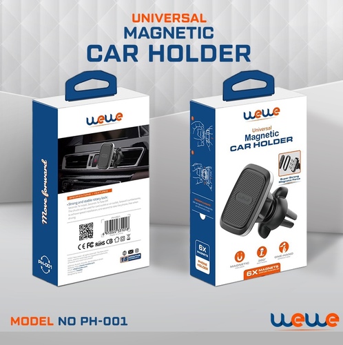 WEWE MAGNETIC CAR HOLDER - • Strong and stable rotary lock:Seconds To Install, Seconds To Take Off.The chuck can be used for card outlet or air outlet, farewell cumbersome,to achieve speed installation; one second to take the phone, free when driving