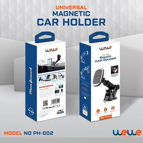 WEWE MAGNETIC 6X CAR HOLDER - •Broad Compatibility:6 pieces of magnets form a strong magnetic field,securely hold any size cell phones. This magnetphone holder for car compatible with iPhone 1312 Pro Max 12 Pro 12 12 mini SE 11 pro Max XS MaxXRX8 Plus 7 65 6, Samsung Galaxy S10 S10+ $10eS9 S9+ 58+ 58 S7 Edge S6 S5 A9, Google Pixel 3 3XL,Nexus 5 5X 6P, Sony Xperia XA2 XA1 XZ1 25 24 etc.all smartphones, although with thin case.