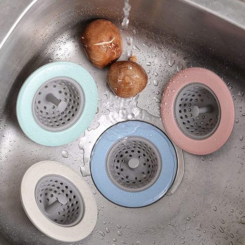 Silicone sink strainer