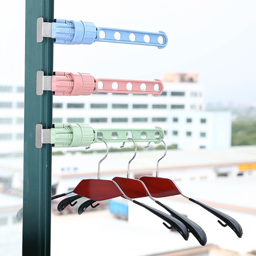 Adjustable 5 Hole Window Clothes Drying