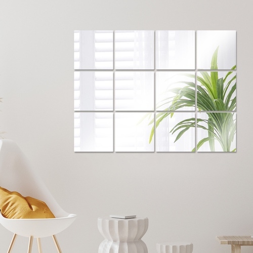 Wall Sticker Square Mirror