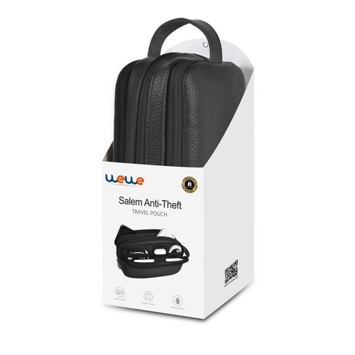 wewe leather bag with lock
