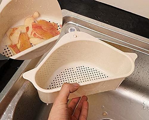 Kitchen sink corner strainer