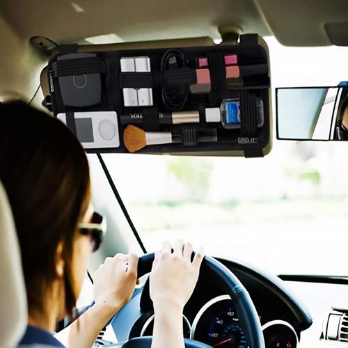 Car sun visor regulating board