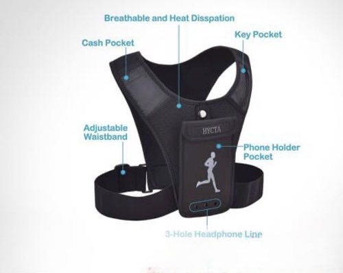 Multifunctional running vest