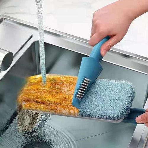 Microfiber cleaning brush