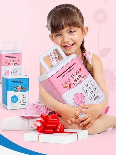 Piggy bank with password
