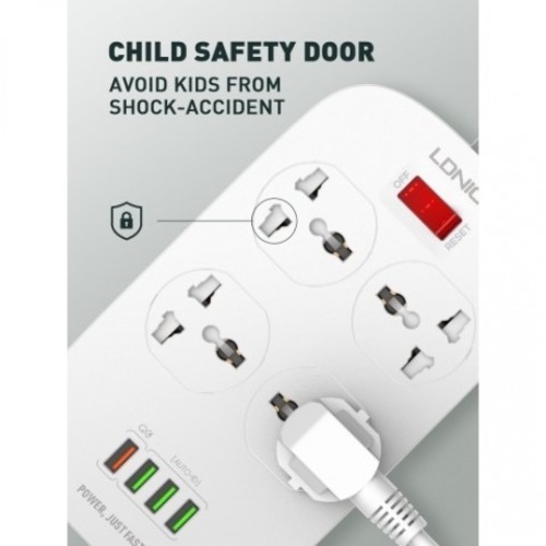 Electricity connection 4 sockets from LDNIO