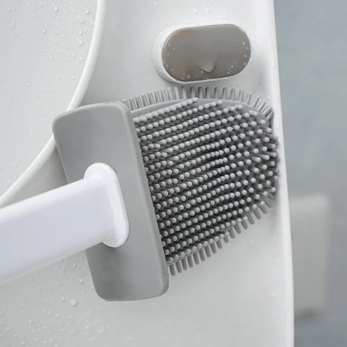 2 in 1 Silicone Toilet Brush