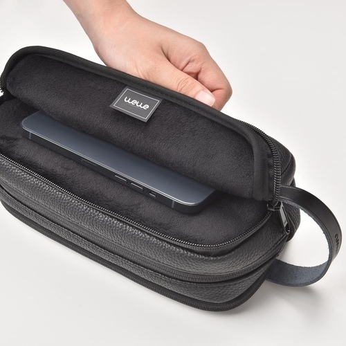 wewe leather bag with lock