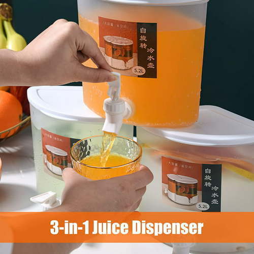3 in 1 Rotary juice dispenser