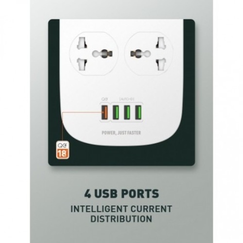 Electricity connection 4 sockets from LDNIO