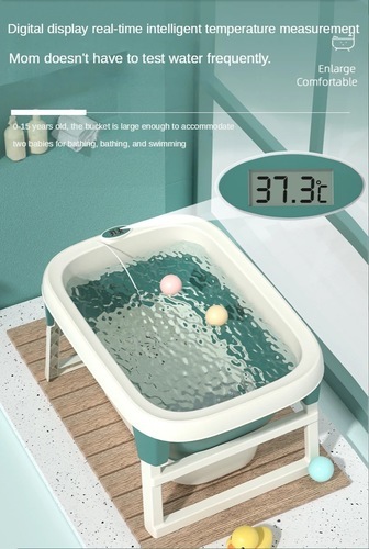 Foldable baby bathtub