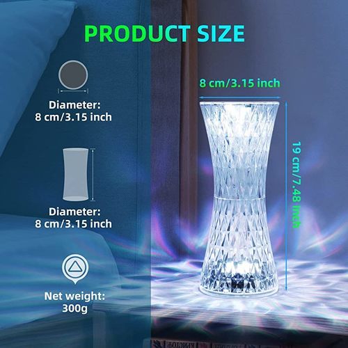 Amazing crystal table lamp