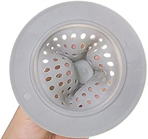 Silicone sink strainer