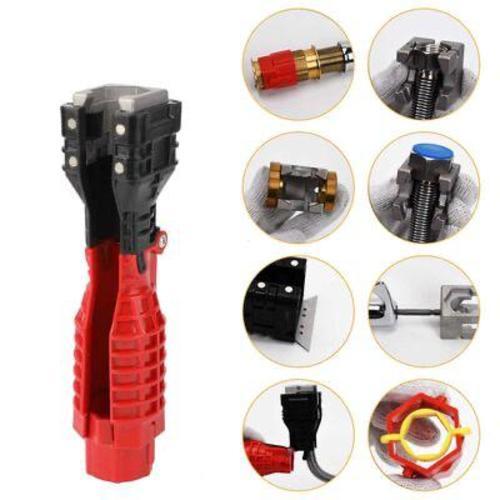 18 in 1 collapsible plumbing wrench