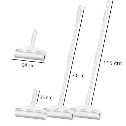 Lint and Hair Sticky Sweeper with Extendable Handle