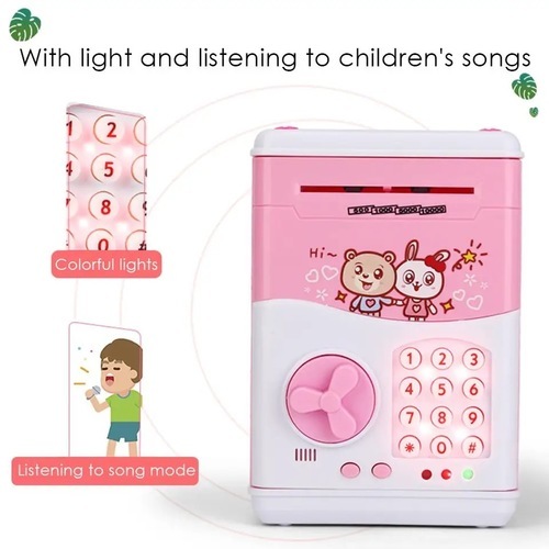 Piggy bank with password
