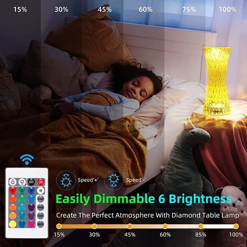 Amazing crystal table lamp