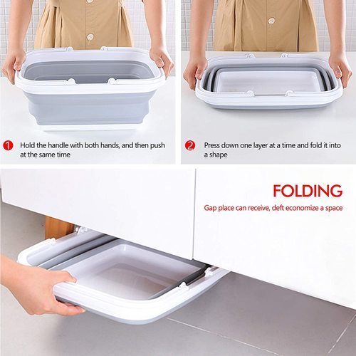 Foldable Shopping Basket with Handle