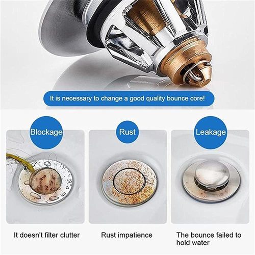 Pop-up sink stopper