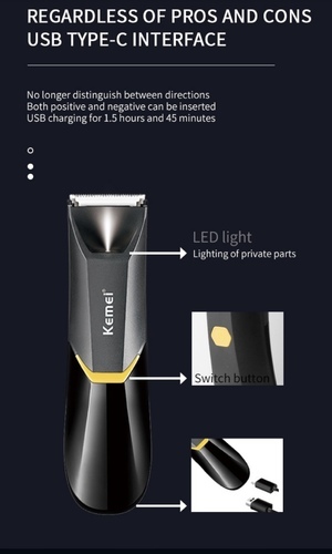 Kemei Body Hair trimmer