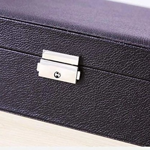 Jewelry storage box with lock