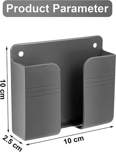 Wall mount phone holder