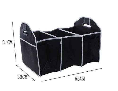 Foldable trunk organizer