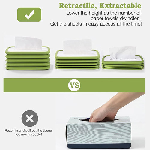 Tissue Box Silicone Collapsible