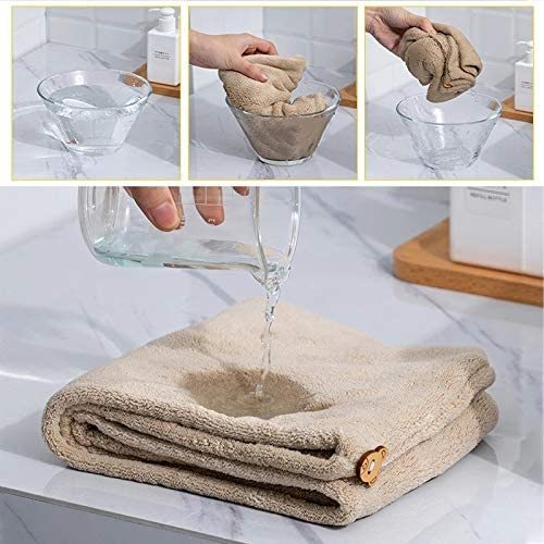 Quick drying hair towel