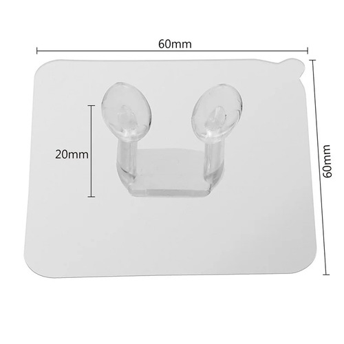 Adhesive transparent holder (2 pcs)