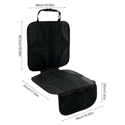 Car seat protector with storage pocket